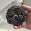 Round Steel Wool Mesh Scourer Scrubbing Pad